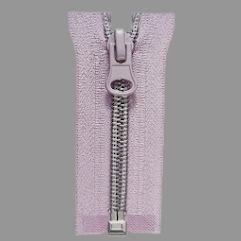 4#尼龍拉鏈銀齒開尾